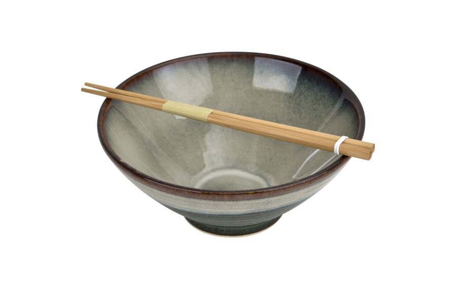 Salaterka 1L Ramen Ombres Turquoise + pałeczki