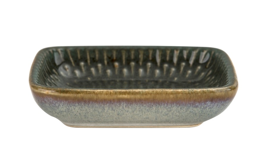 Miseczka ceramiczna do dipów Ombres Turquoise 8x6x2 cm – prostokątna, mała