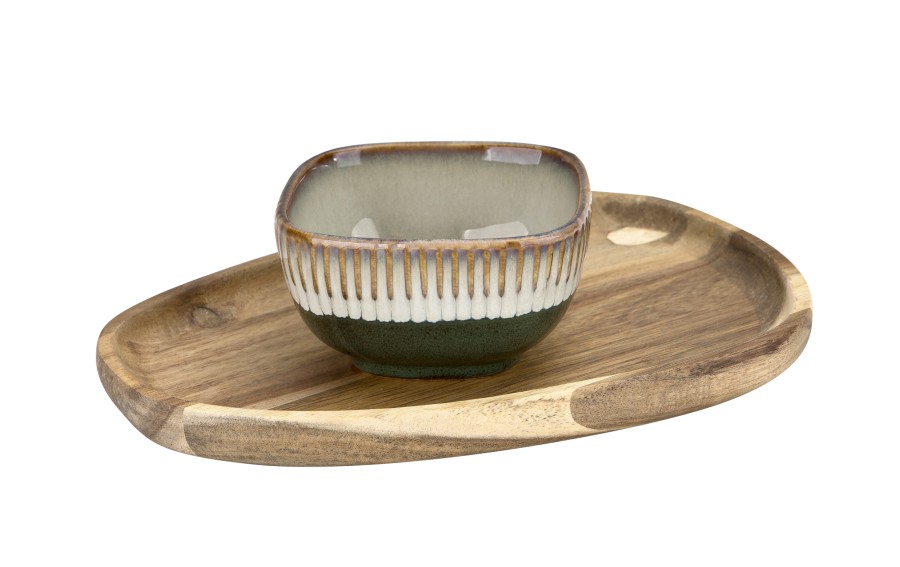 Miseczka ceramiczna 10 cm Dip Ombres Turquoise