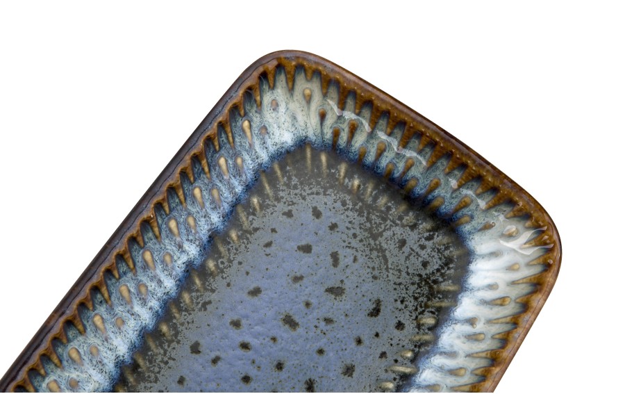 Półmisek prostokątny 25 cm Ombres Blue