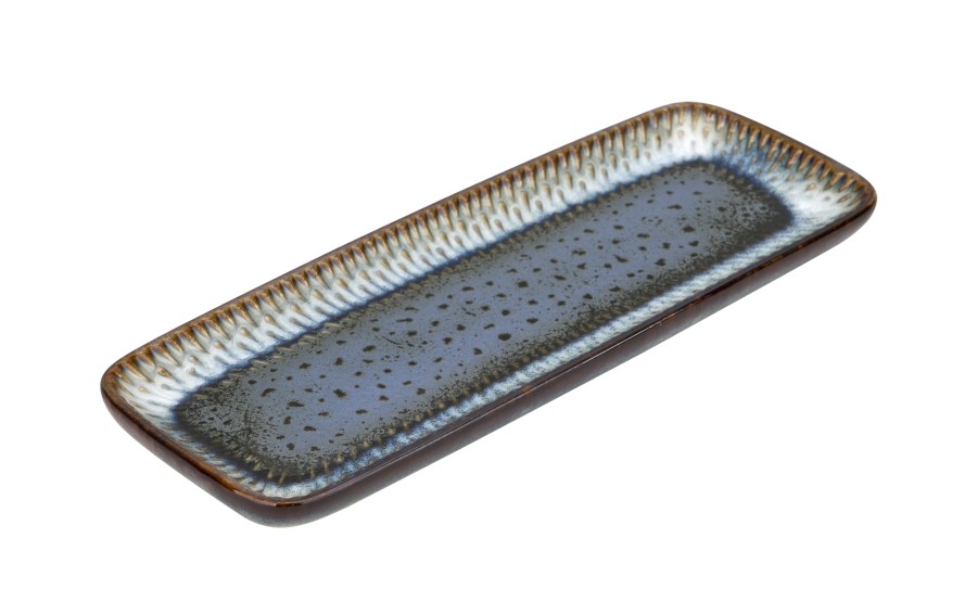 Półmisek prostokątny 25 cm Ombres Blue