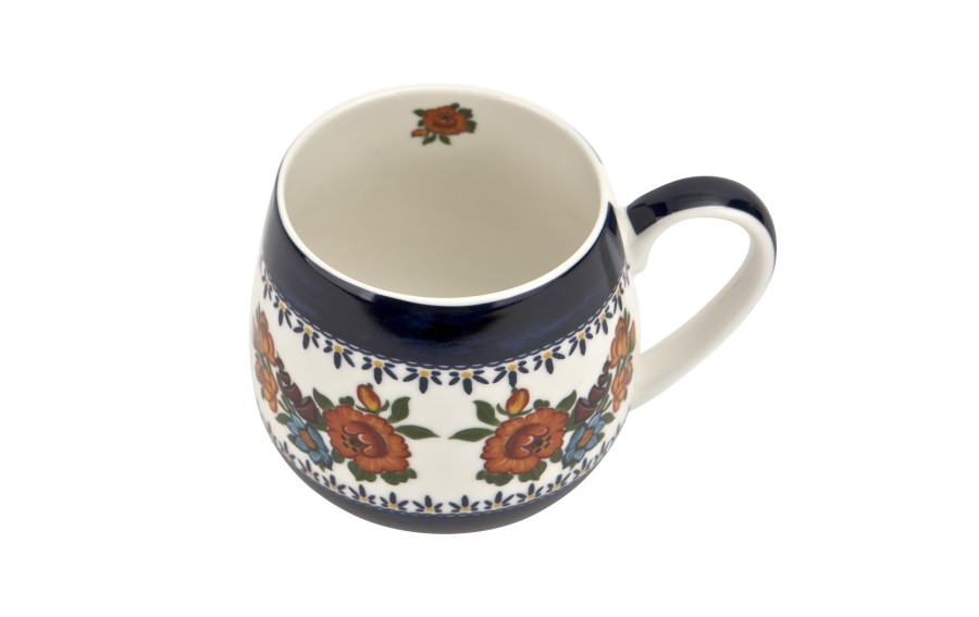 Kubek porcelanowy baryłka 430 ml Indigo 2