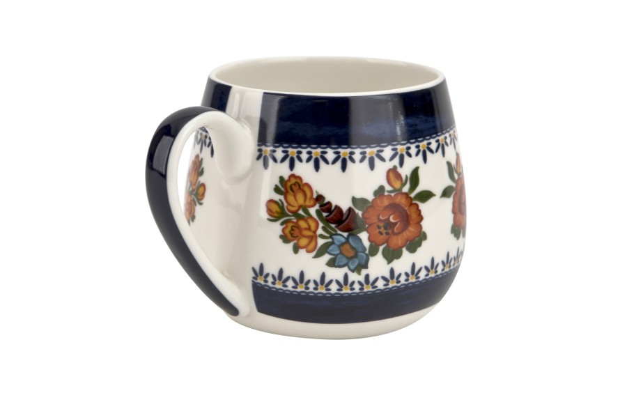 Kubek porcelanowy baryłka 430 ml Indigo 2