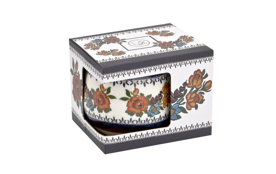 Kubek porcelanowy baryłka 430 ml Indigo 2