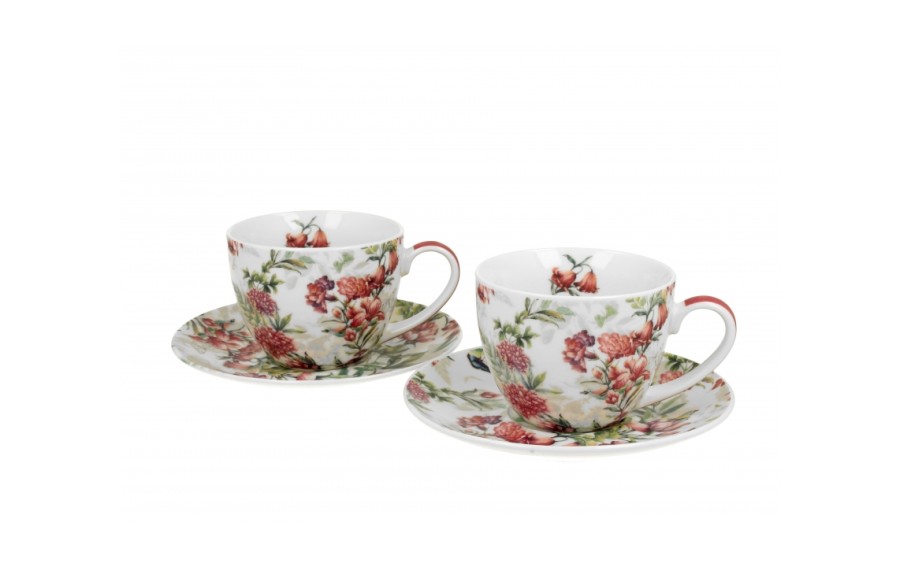 Komplet 2 filiżanek 250 ml + spodki Lucia