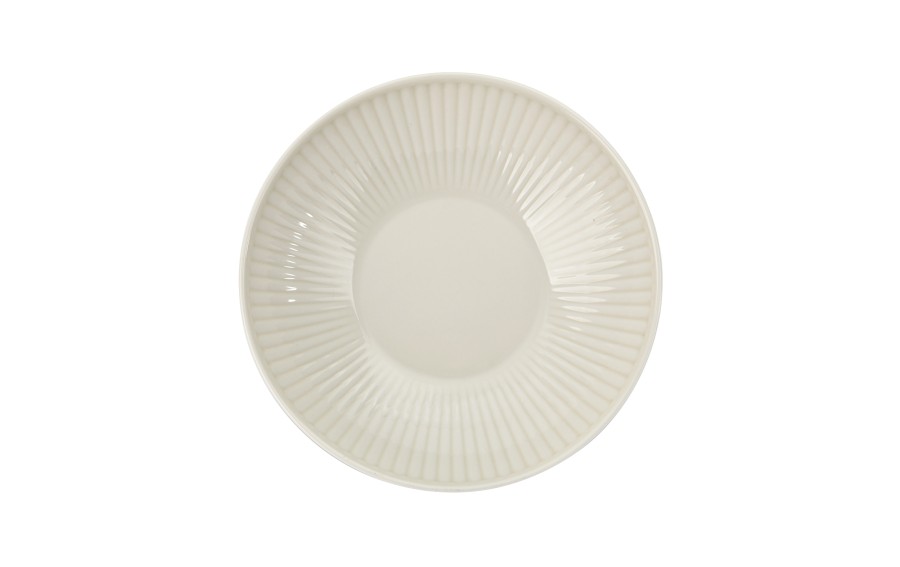 Talerz głęboki 21,5 cm Dalia Kremowa