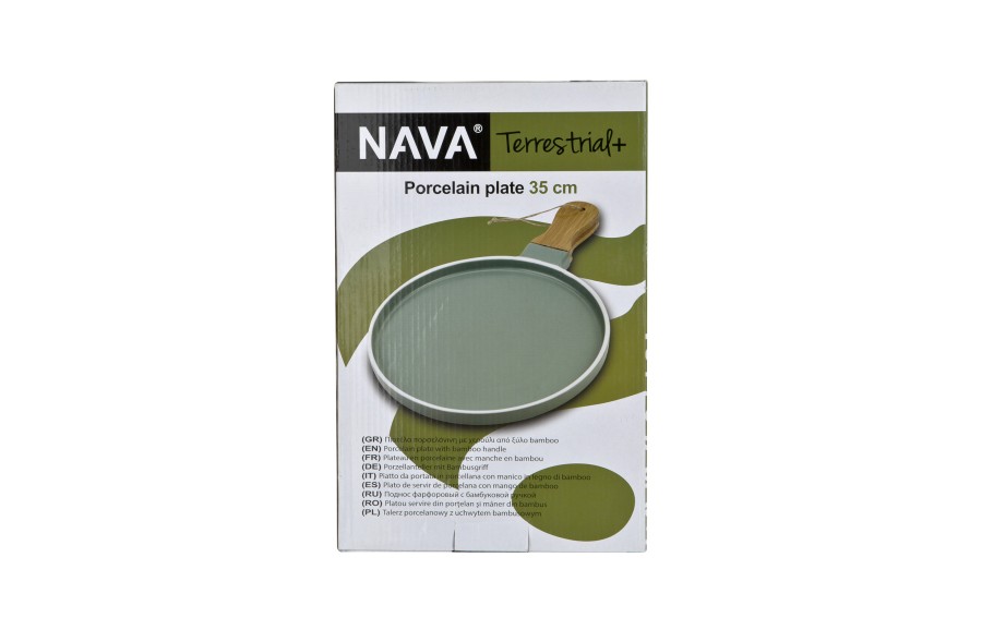 Talerz do serwowania 35 cm Nava Terrestrial zielony