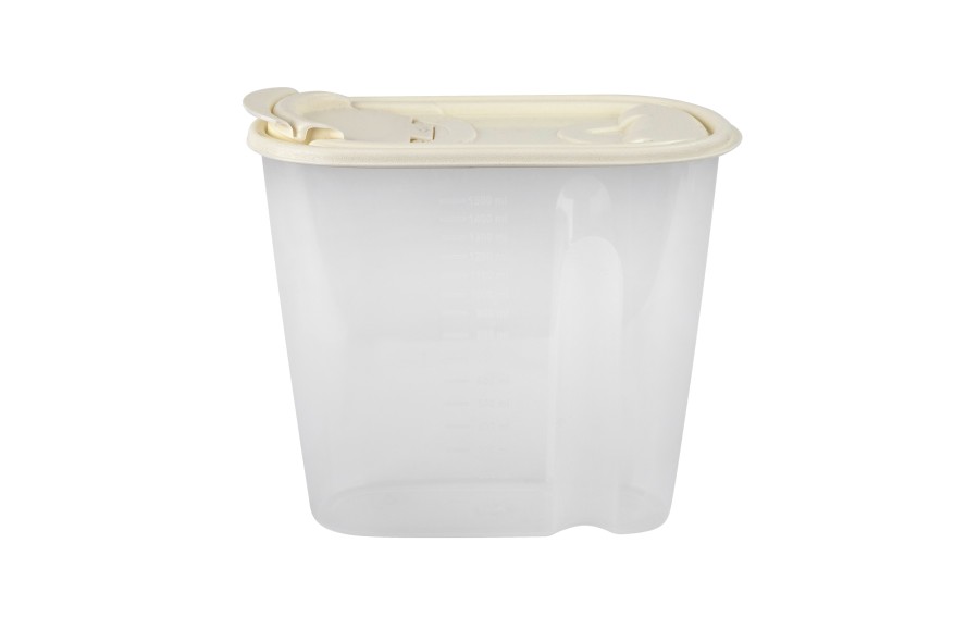 Pojemnik na artykuły sypkie 1,5L MOLLY krem