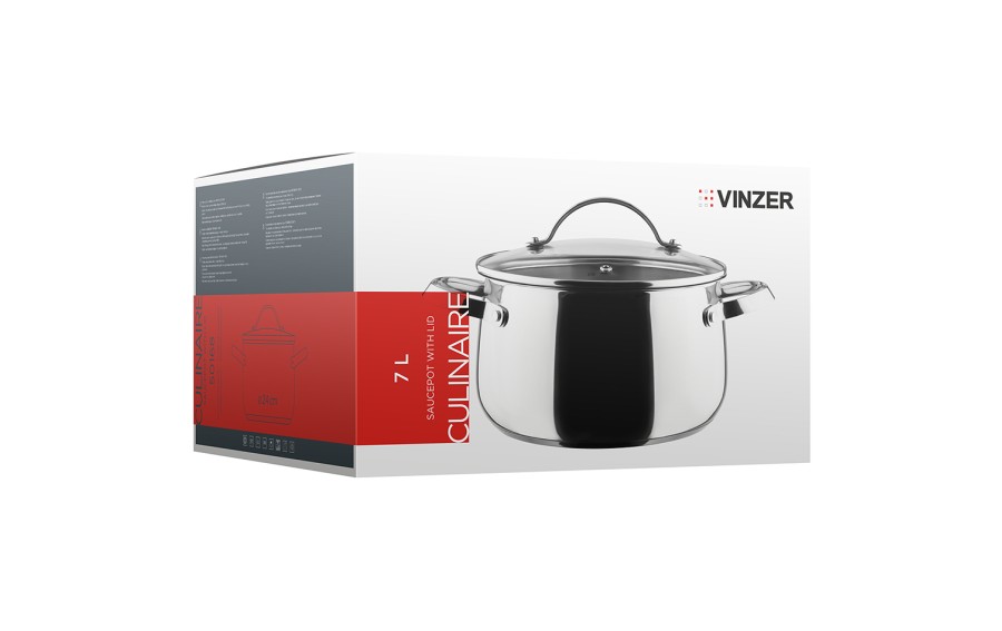 Garnek z pokrywką 7 L Culinare Vinzer