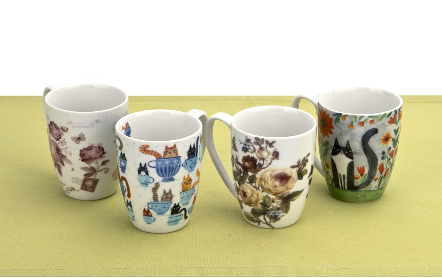 Kubek porcelanowy 350 ml Koci Świat Łąka