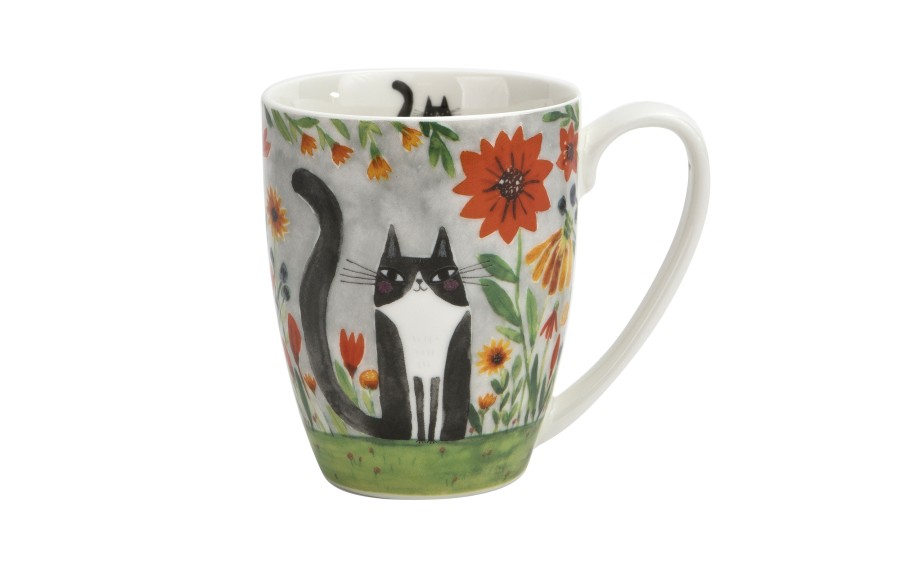 Kubek porcelanowy 350 ml Koci Świat Łąka