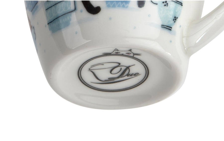 Kubek porcelanowy 350 ml Koci Świat Koty w filiżankach