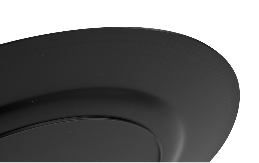 Talerz dekoracyjny plastikowy 33 cm złoty kulki AP162795