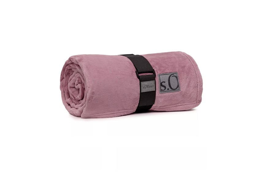 Koc 150x200 Kuschelsoft 3638-544 ciemny różowy