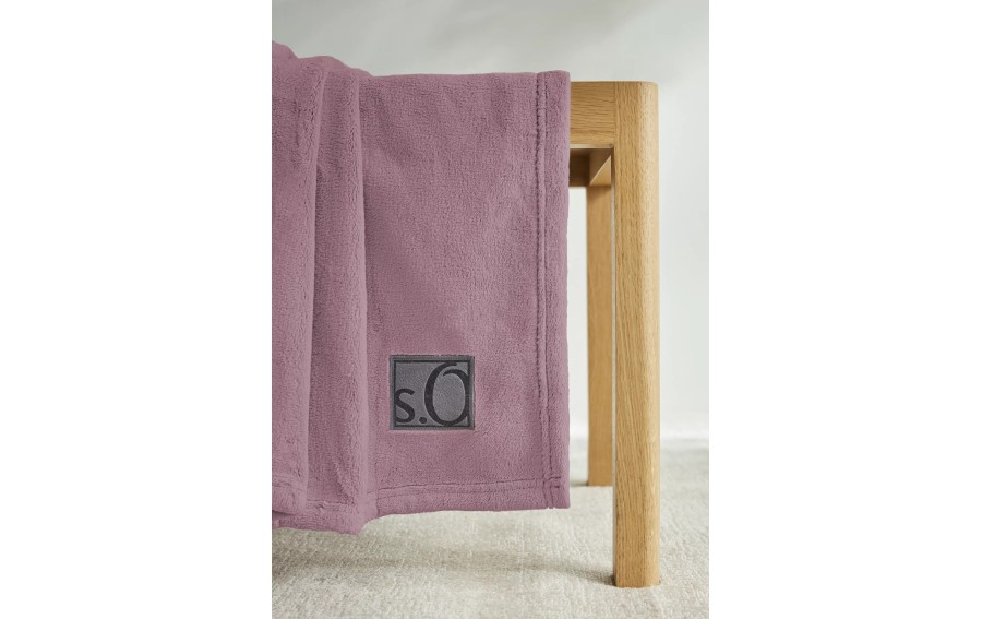 Koc 150x200 Kuschelsoft 3638-544 ciemny różowy