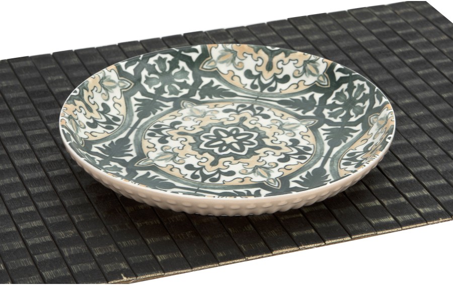 Talerz płytki 21cm Mosaique Beige Decal