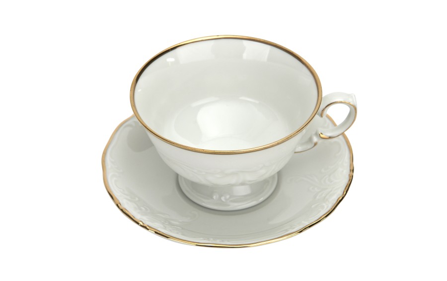 Serwis kawowy 12/39 Fryderyka Ivory Złota Linia 3617