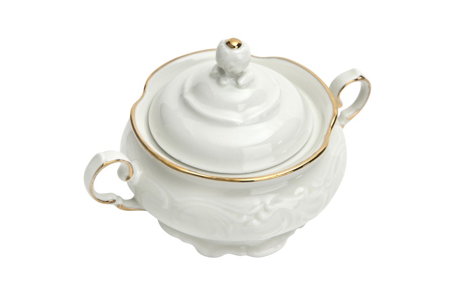 Serwis kawowy 12/39 Fryderyka Ivory Złota Linia 3617