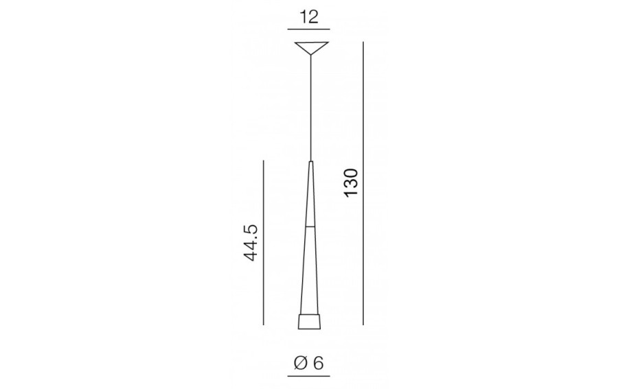 Lampa wisząca Brina 1 LP9003-1 Chrome