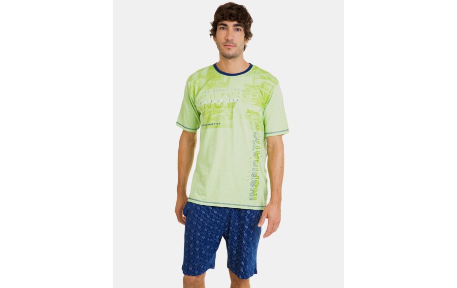Piżama męska rozm. L P241303 Green H70