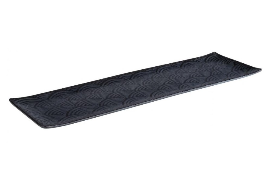 Taca z melaminy GN 2/4 Dark Wave 53x16,2x2 cm