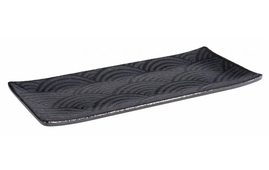 Patera z melaminy 23x10,5x1,5 cm Dark Wave