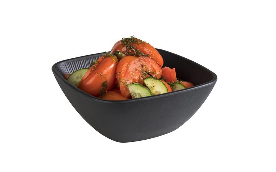 Salaterka z melaminy 19,5x19,5 cm Nero