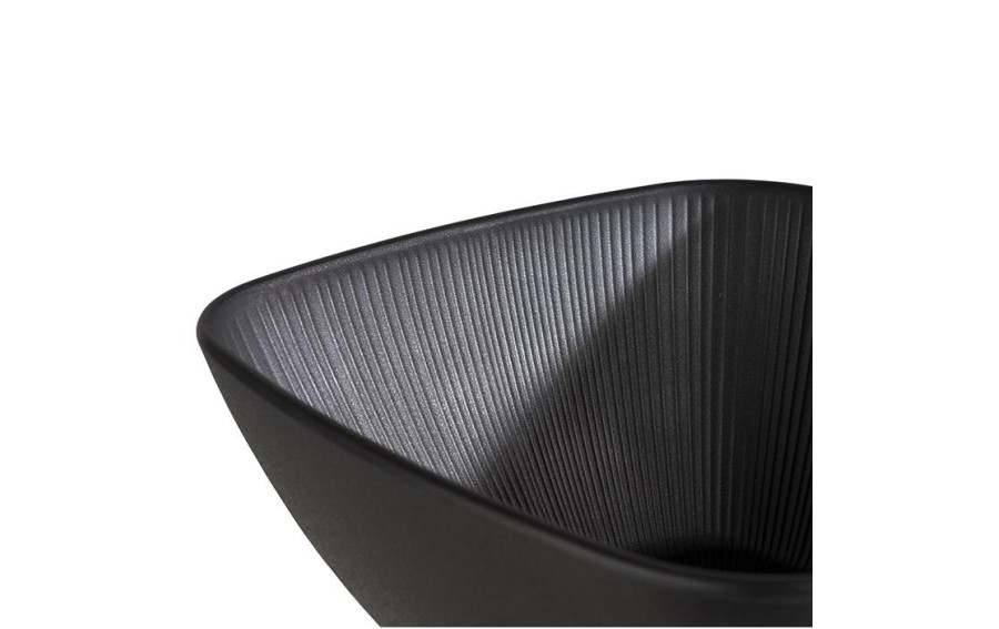 Salaterka z melaminy 19,5x19,5 cm Nero