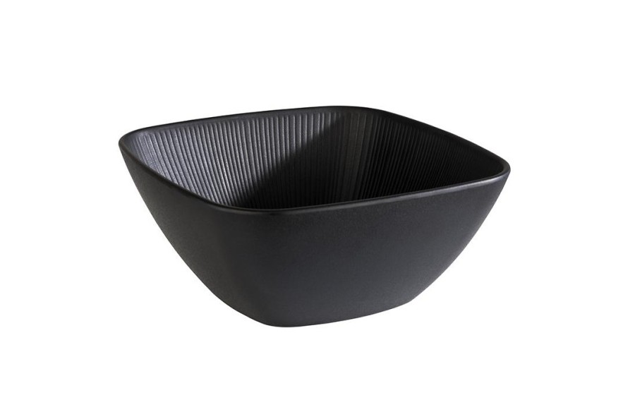 Salaterka z melaminy 19,5x19,5 cm Nero