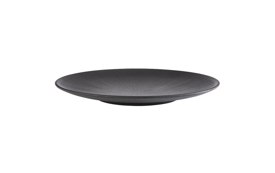 Talerz płytki z melaminy 42 cm Nero