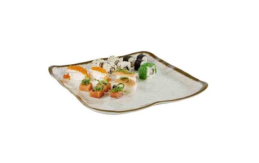 Talerz z melaminy 32cm Stone Art