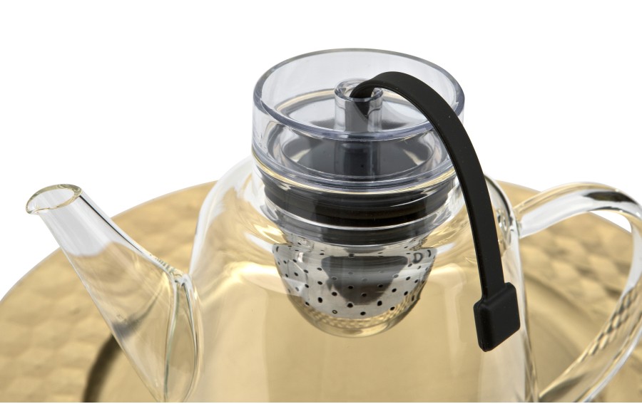 Zaparzacz do herbaty Amo czarny 1500 ml 23826