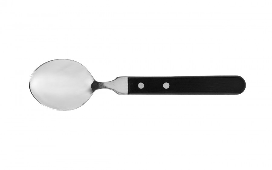 Łyżka do przystawek czarna Pizza