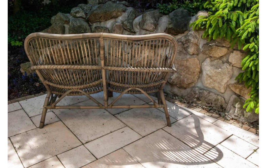 Sofa rattanowa CANNES naturalna