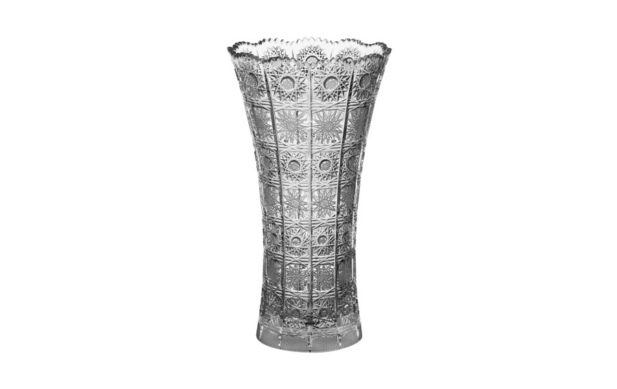 Wazon kryształowy 30,5 cm gwiazdki Bohemia Hand Made