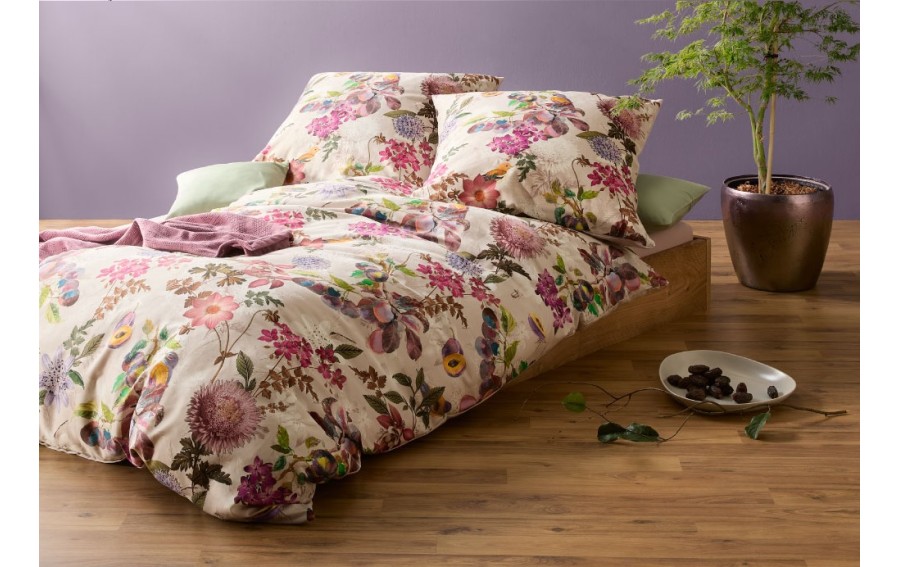 Pościel satynowa 155x200 cm Bed Arts Floral 114433
