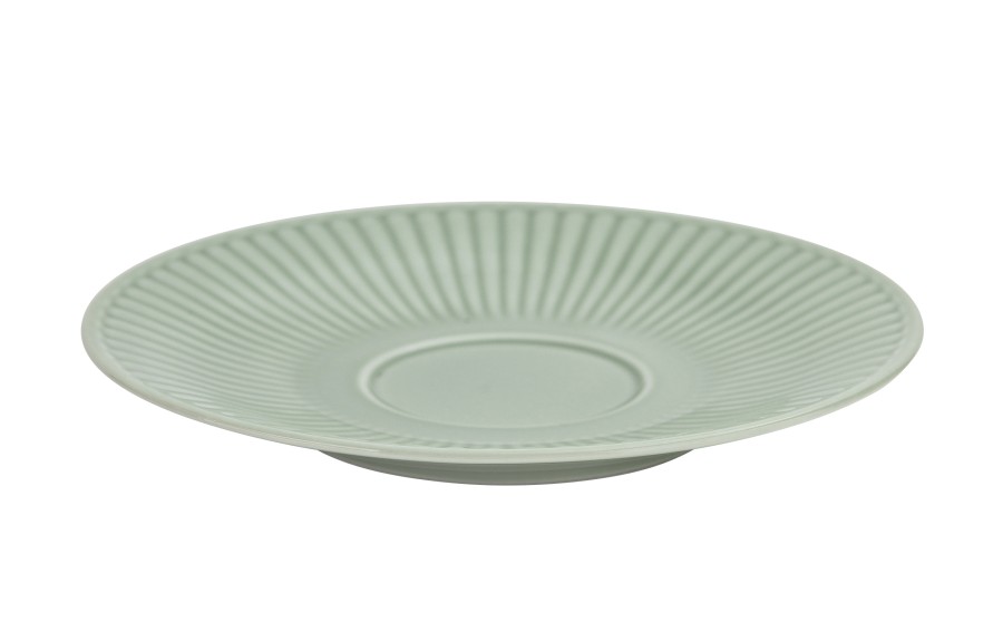 Filiżanka porcelanowa 320 ml + spodek Dalia Zielona