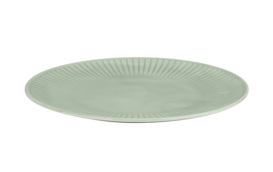 Talerz płytki obiadowy 26 cm Dalia Zielona