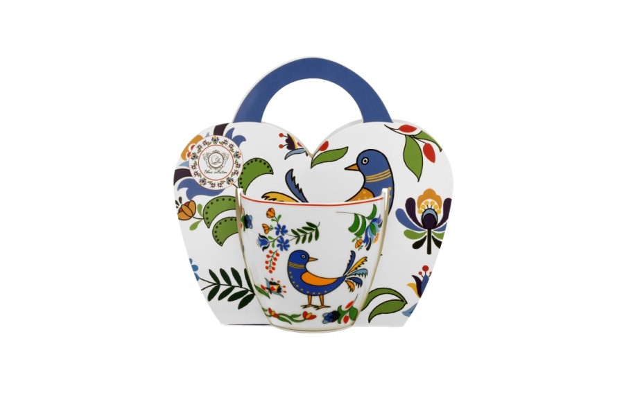 Kubek porcelanowy 460 ml Ptaszek Kaszubski
