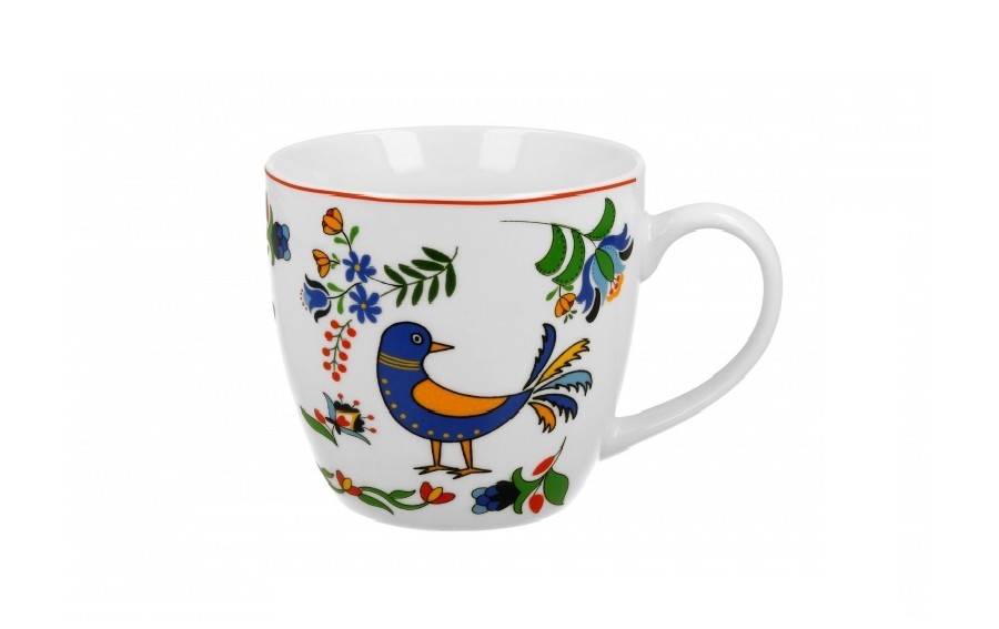 Kubek porcelanowy 460 ml Ptaszek Kaszubski