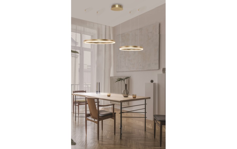 Lampa HALO PENDANT 80+60 CCT BK + REMOTE CONTROL