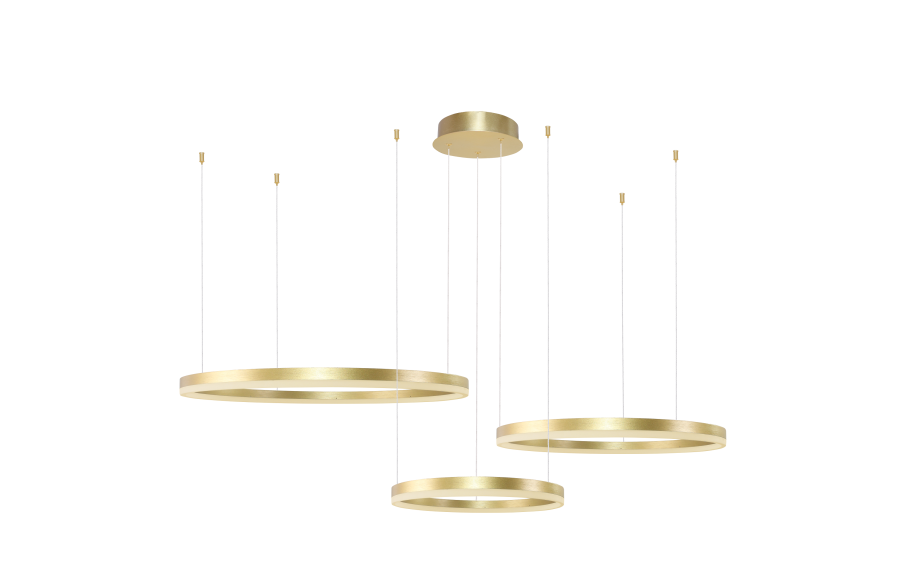 Lampa HALO PENDANT 100+80+60 CCT BK + REMOTE CONTROL