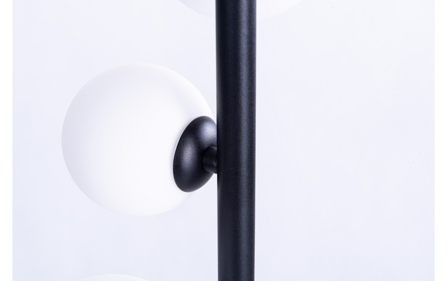 Lampa stojąca podłogowa Sybilla 6 srebrna