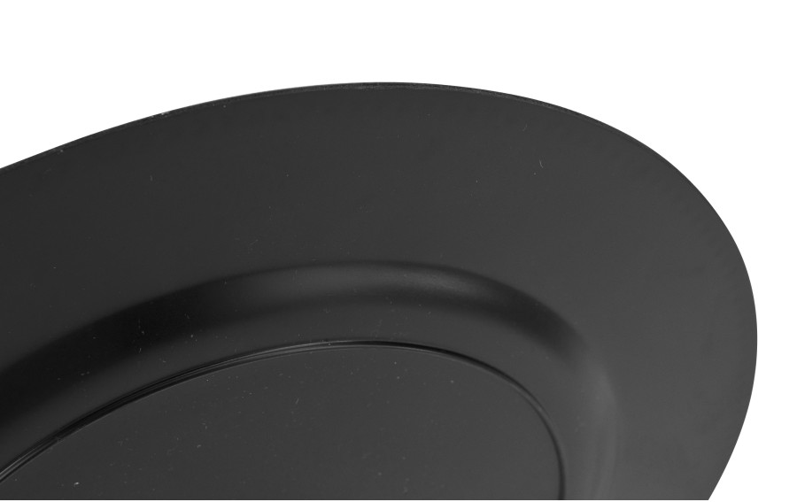 Talerz dekoracyjny plastikowy 33 cm złoty 160475