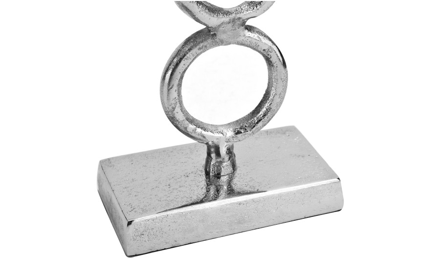 Świecznik metalowy 33 cm