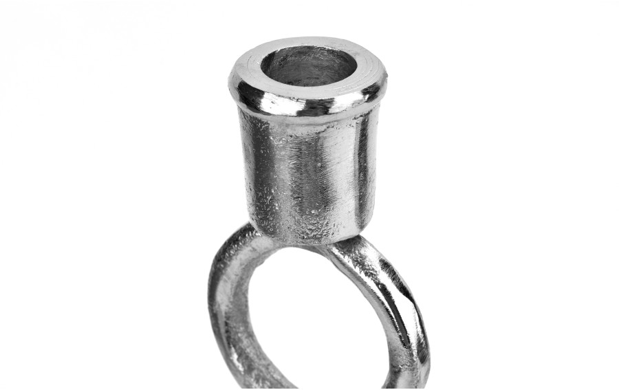 Świecznik metalowy 33 cm