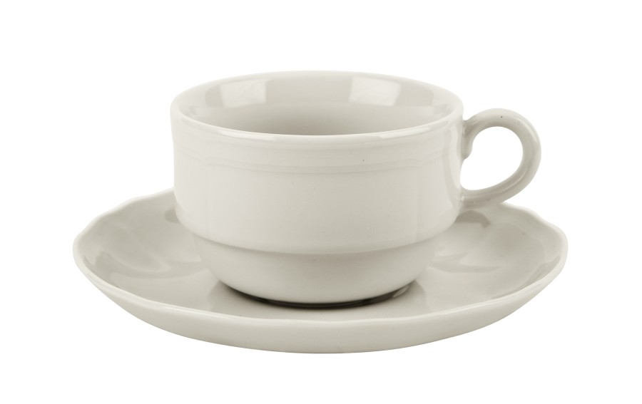 Filiżanka 300 ml ze spodkiem Castel Cream