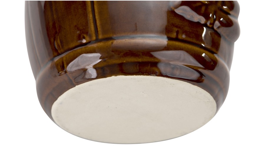 Beczka ceramiczna na ogórki 3,5 L brązowa