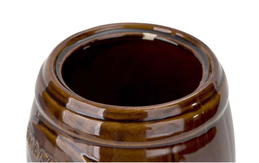 Beczka ceramiczna na ogórki 3,5 L brązowa
