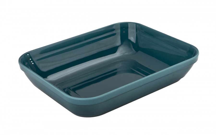 Salaterka GN1/2 Emma z melaminy turkus APS 85132